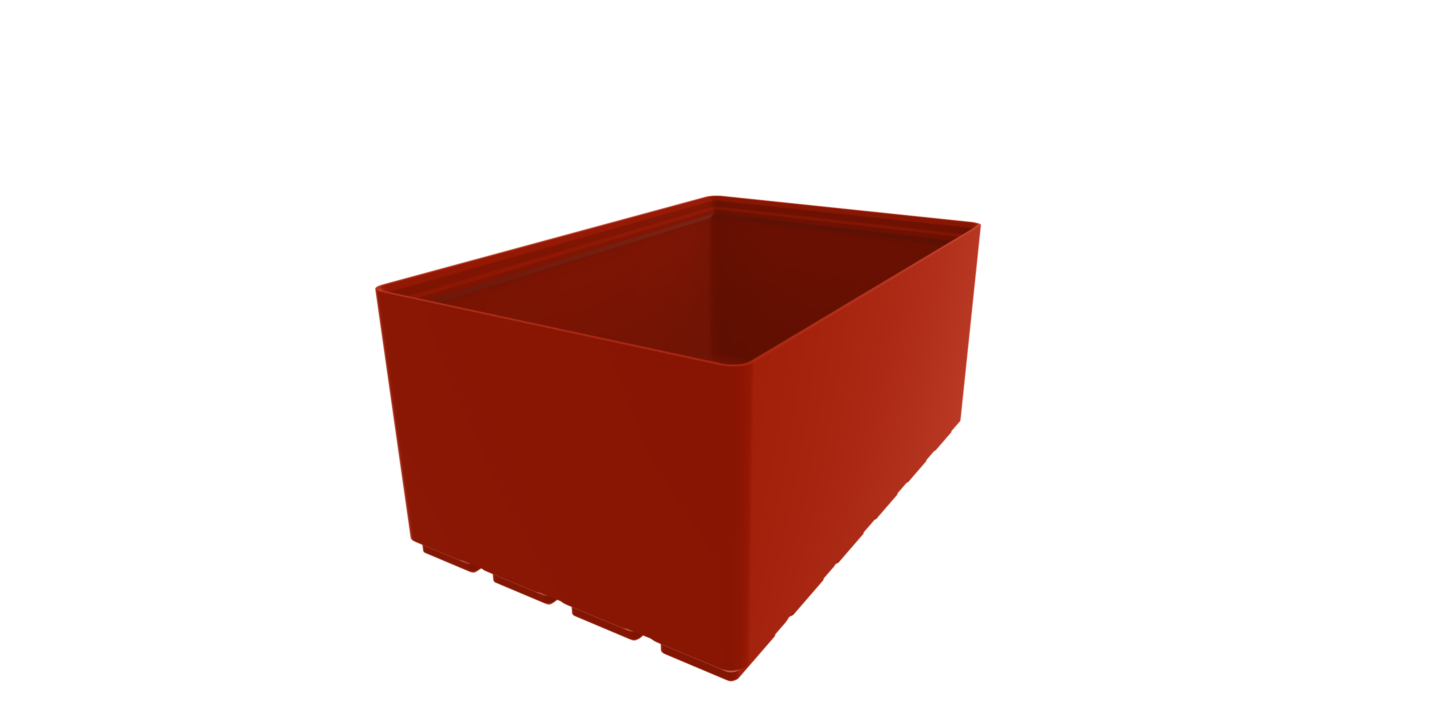 RITZOVA durable PLA 3D-printed modular storage bin